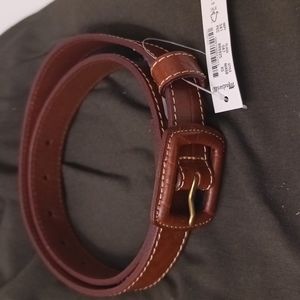Madewell croco embossed belt